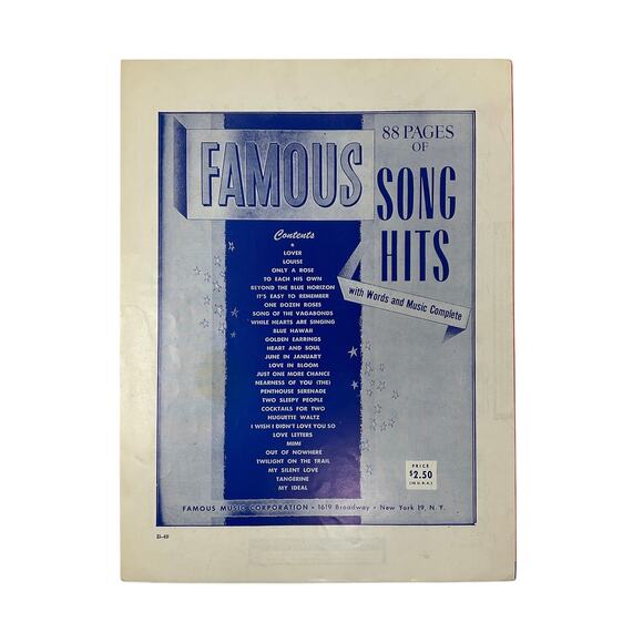 Wives and Lovers Sheet Music 1963 Hal David Burt Bacharach - Picture 5 of 5